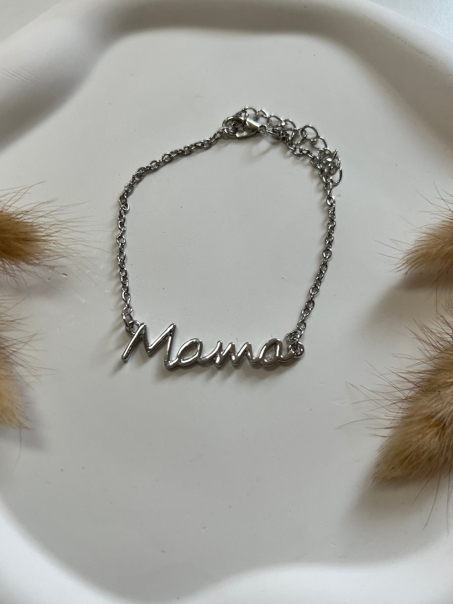 Mama armband - Zilver