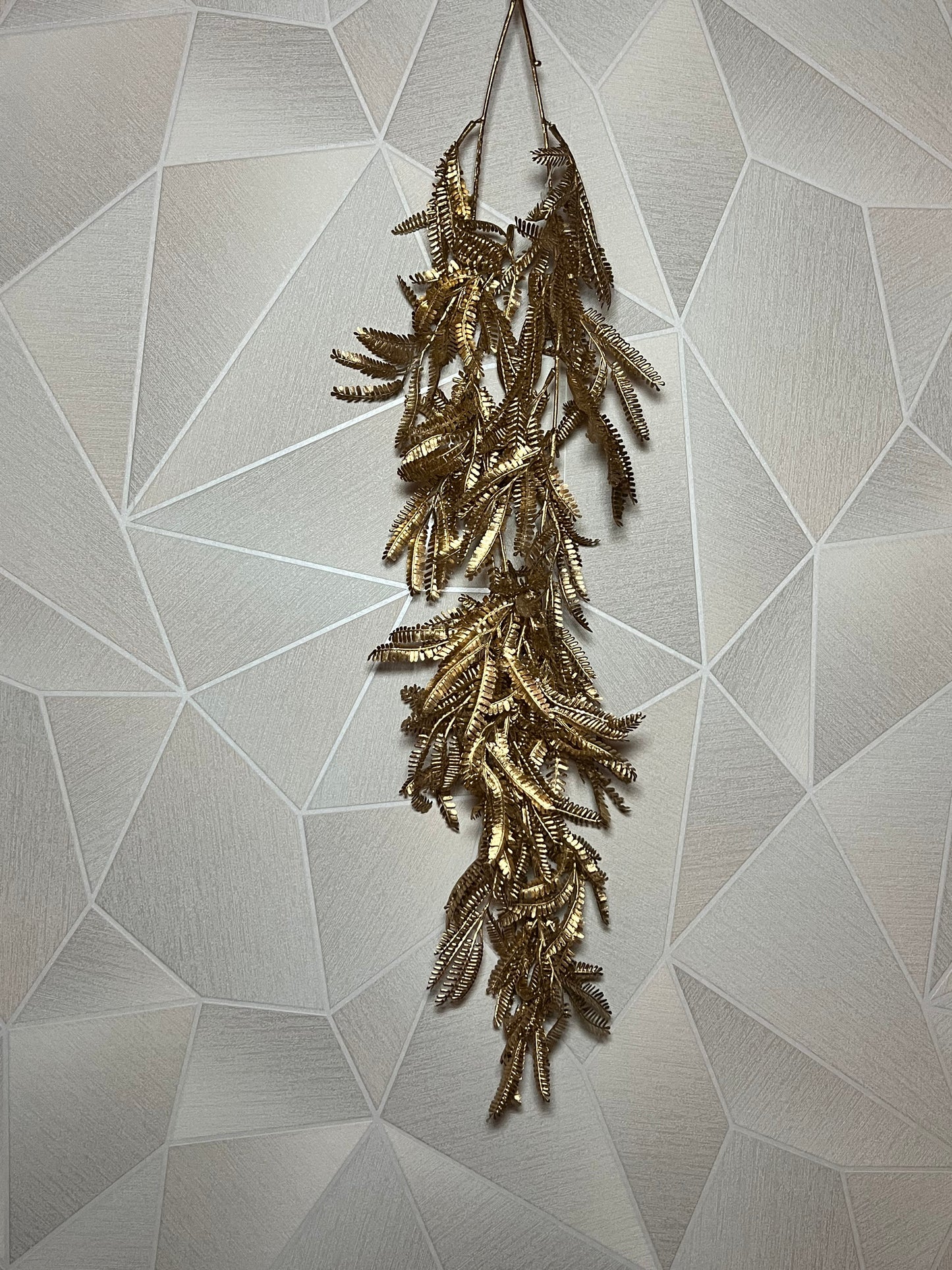 Golden decor branch