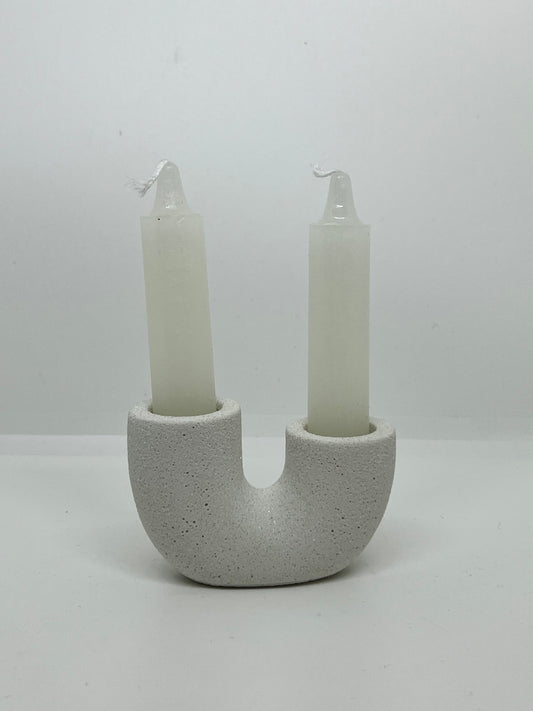 Mini Diner Candle | White - 1 St.