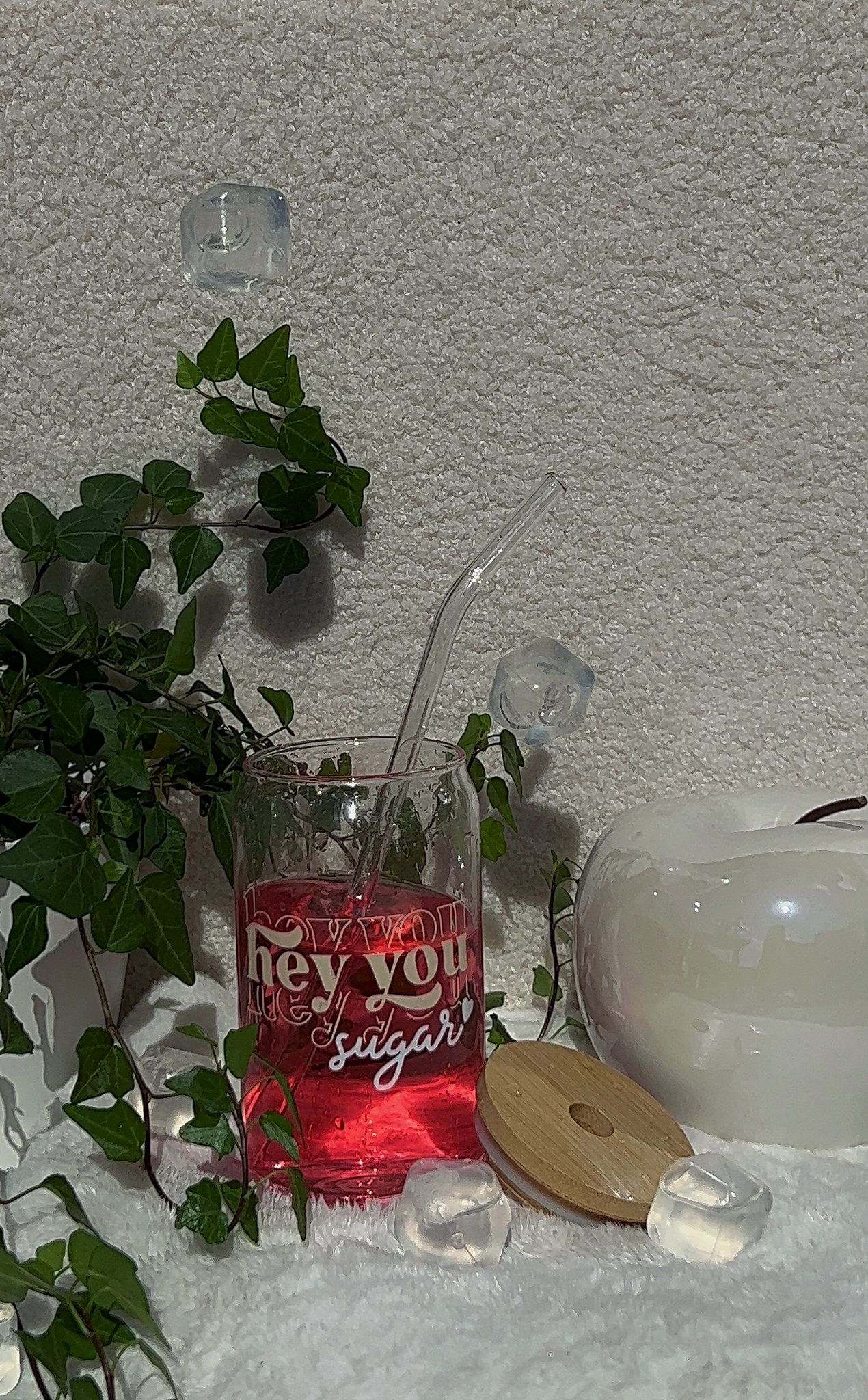 "Hey You, Sugar" Drinkglas